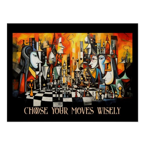 Words of Wisdom Chess  Poster