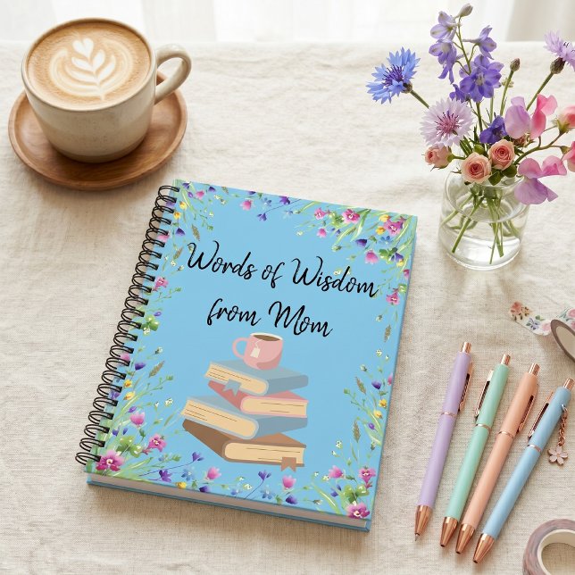 Words of Wisdom from Mom Floral Journal (Creator Uploaded)