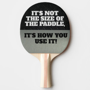 Words of Wisdom Funny Ping Pong Quote Paddle
