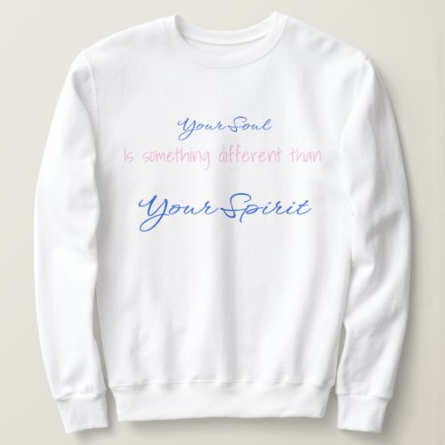 Words of Wisdom Ladies basic sweater