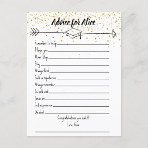 Words of Wisdom Note Cards for Graduate