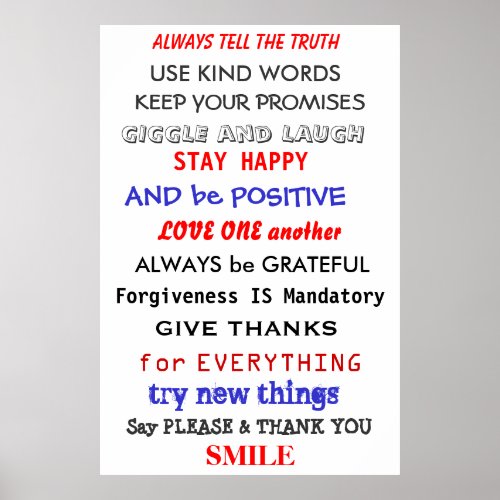 Words Of Wisdom Poster