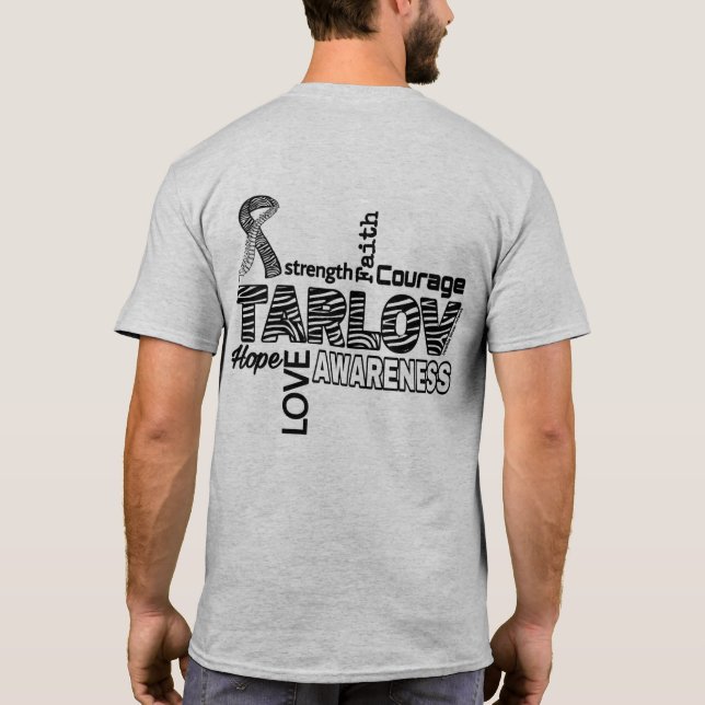 Words...Tarlov Cyst T-Shirt (Back)