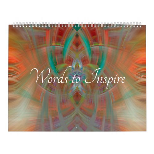 Words to Inspire Calendar