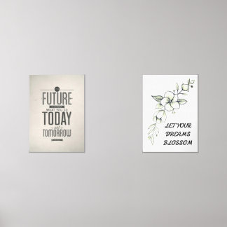 Words to inspire poster wall art sets