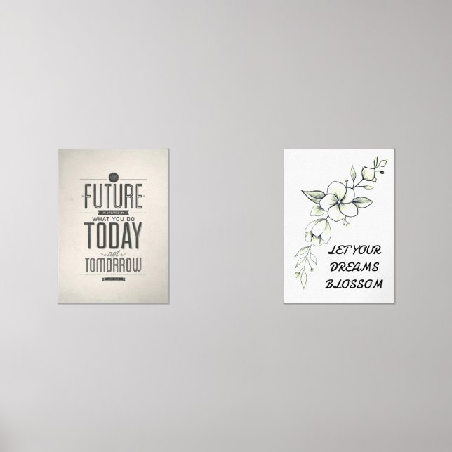 Words to inspire poster wall art sets (Front)
