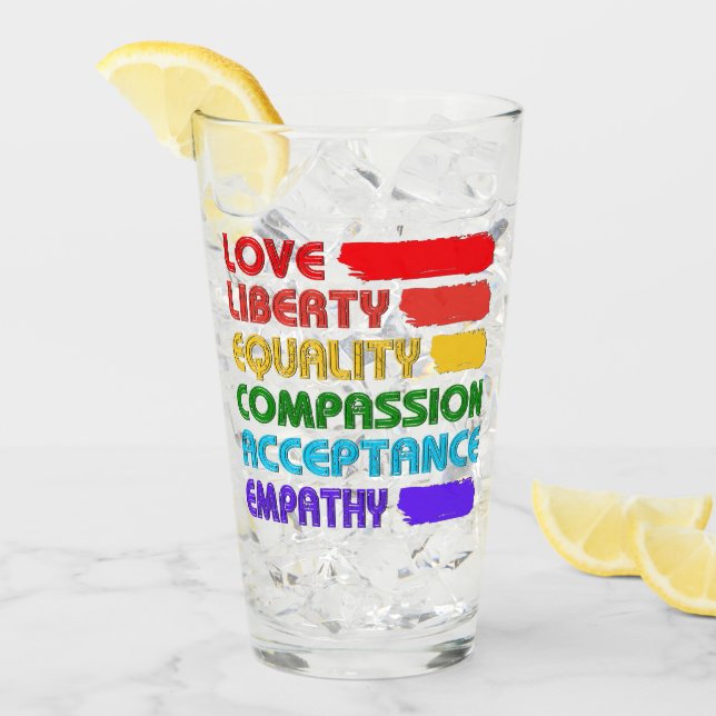 Words To Live By 2 Glass (Front Ice)