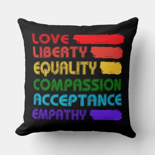 Words To Live By 2 Throw Pillow