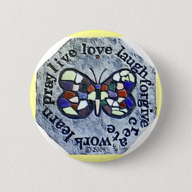 WORDS TO LIVE BY BUTTON (Front)