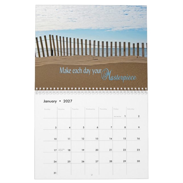 Words To Live By Calendar (Jan 2027)