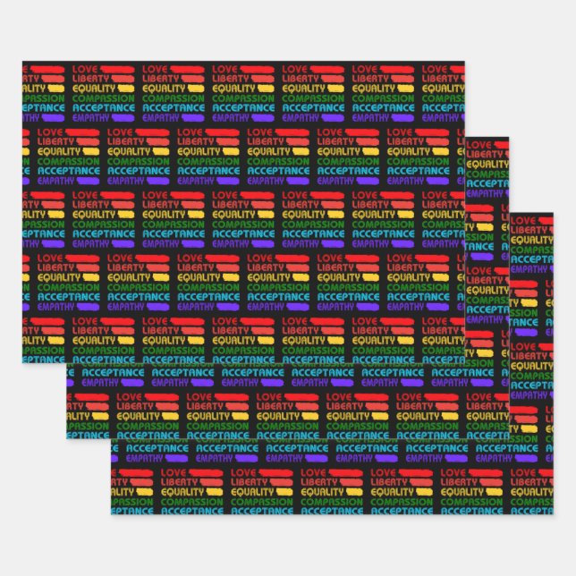 Words To Live By Collection Wrapping Paper Sheets (Set)