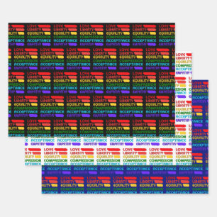 Words To Live By Collection Wrapping Paper Sheets