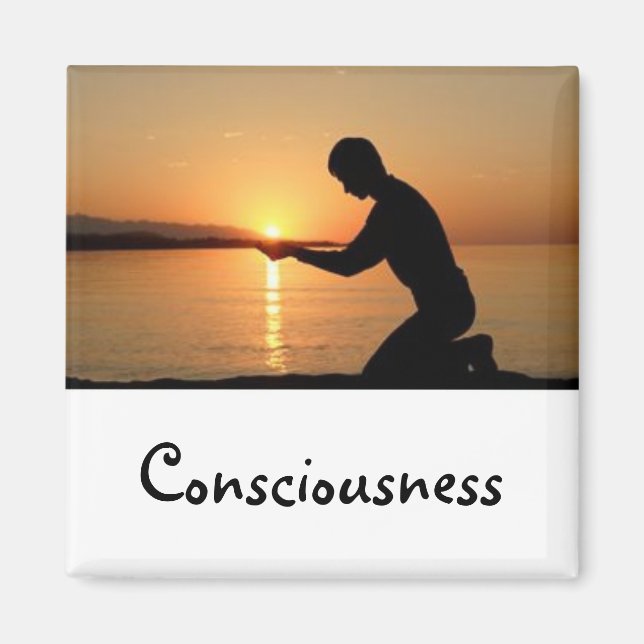 Words To Live By: Consciousness Magnet (Front)