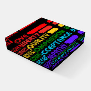 Words To Live By Paperweight