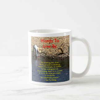 Words To Live By --Tao Te Ching Guilin 2002 Woman Coffee Mug