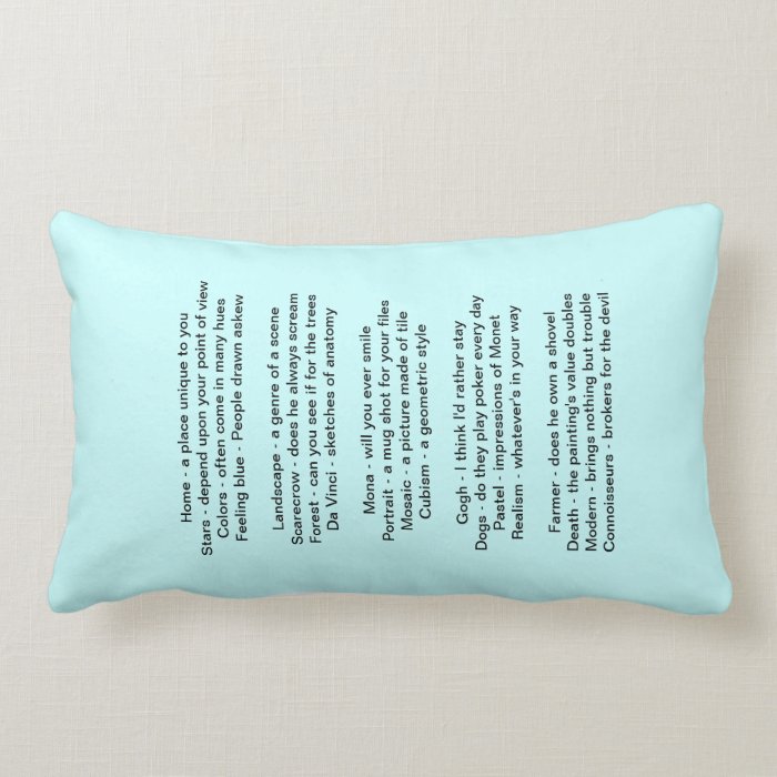 Words to Paint 1000 Pictures Pillow