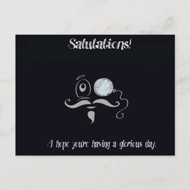 Words to share postcard (Front)