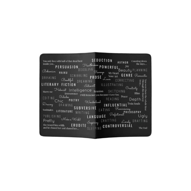 Wordsmith Jet Set Literary Cover (Opened)