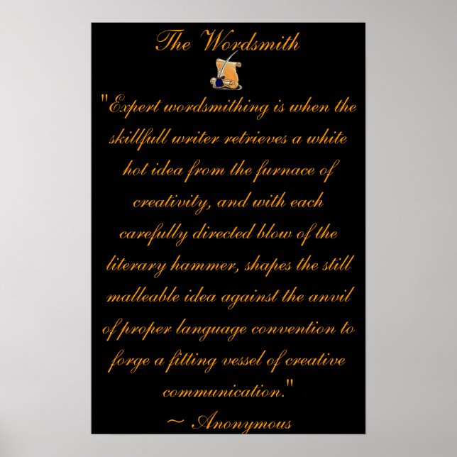 Wordsmith Poster (Front)