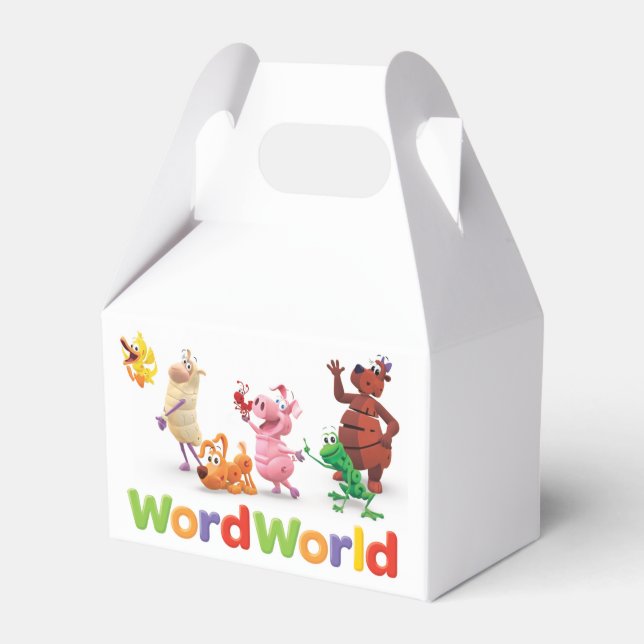 WordWorld Favor Box (Front Side)
