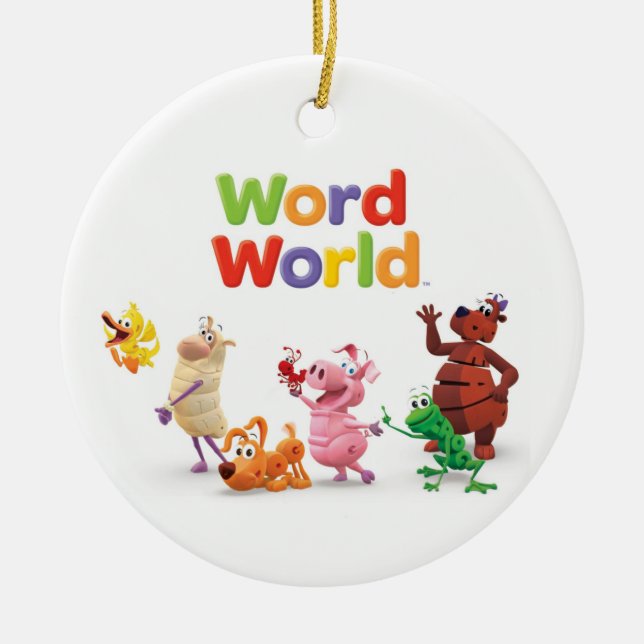 WordWorld Ornament (Front)