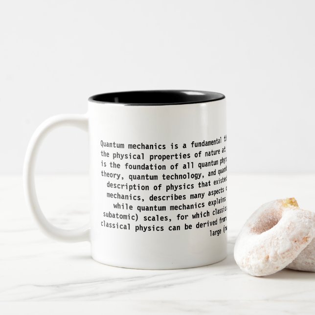 Wordy Coffee Mug (With Donut)