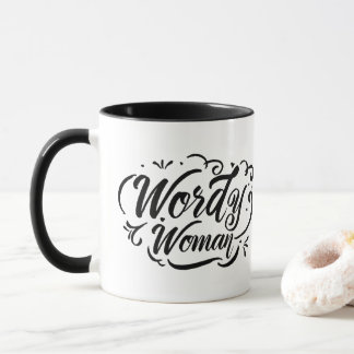 Wordy Woman Mug