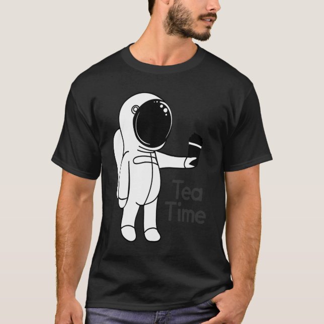 Work and life balance Love Tea time Fun T-Shirt (Front)