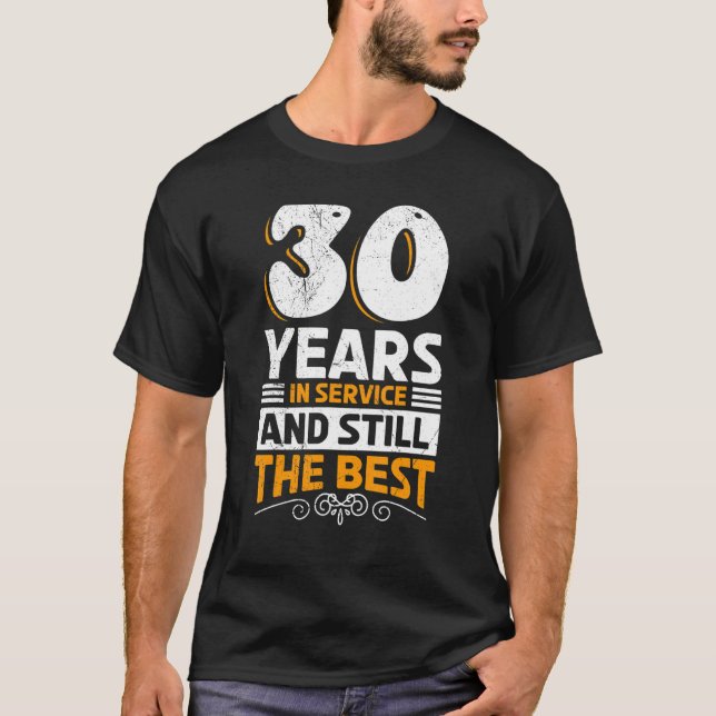 Work Anniversary 30 Years Company Anniversary 30 T-Shirt (Front)