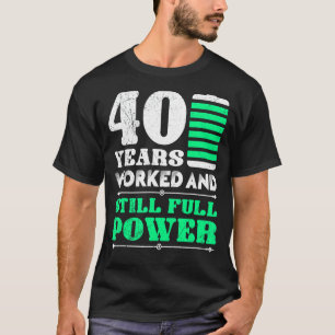 Work Anniversary 40 Years Company Anniversary T-Shirt