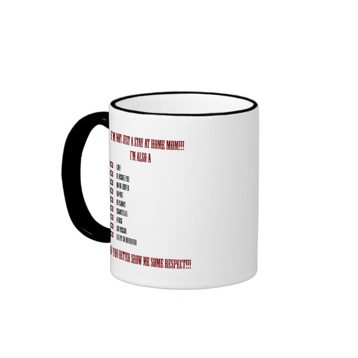 Work At Home Mom Saying Coffee Mug