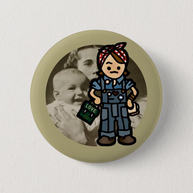 work badge. button (Front)