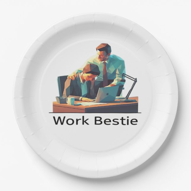 Work Best Classic Paper Plates (Front)