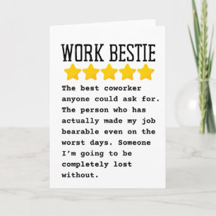 Work Bestie Card
