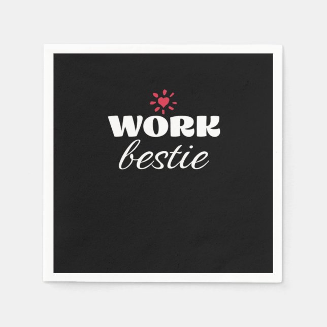 Work Bestie Classic Napkins (Front)