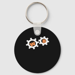 Work Bestie World's Best Work Bestie Coworker Funn Keychain