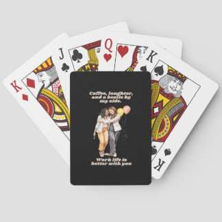 Work Besties Funny Poker Cards