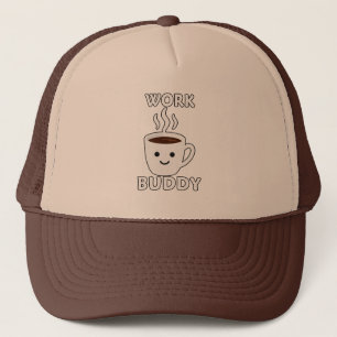 Work Buddy Coffee Cute Design – Office Humor Shirt Trucker Hat