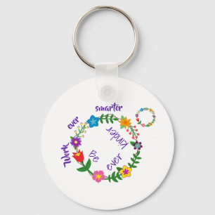 Work ever smarter, Be ever kinder (© Mira) Keychain