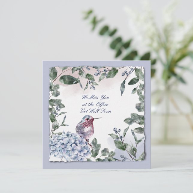 Work Family Misses You Get Well (Standing Front)