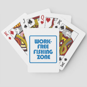 Work Free Fishing Zone Poker Cards