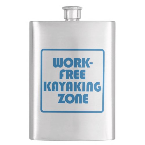 Work Free Kayaking Zone Hip Flask