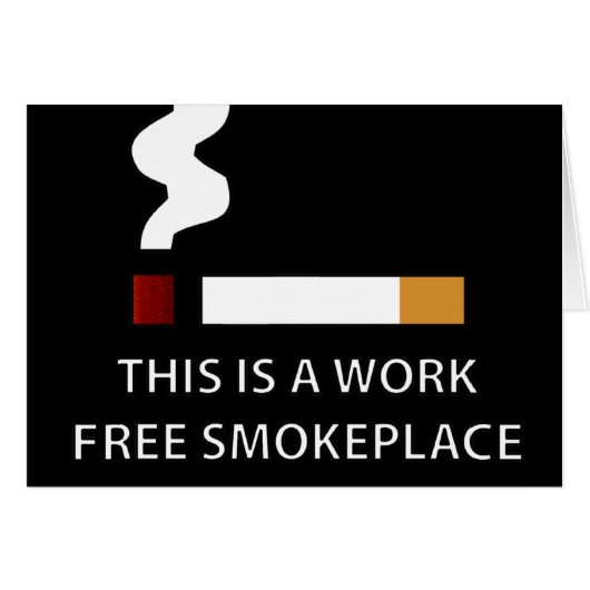 Work Free Smokeplace Cards (Front Horizontal)