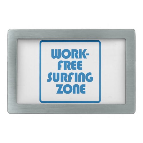 Work Free Surfing Zone Belt Buckle