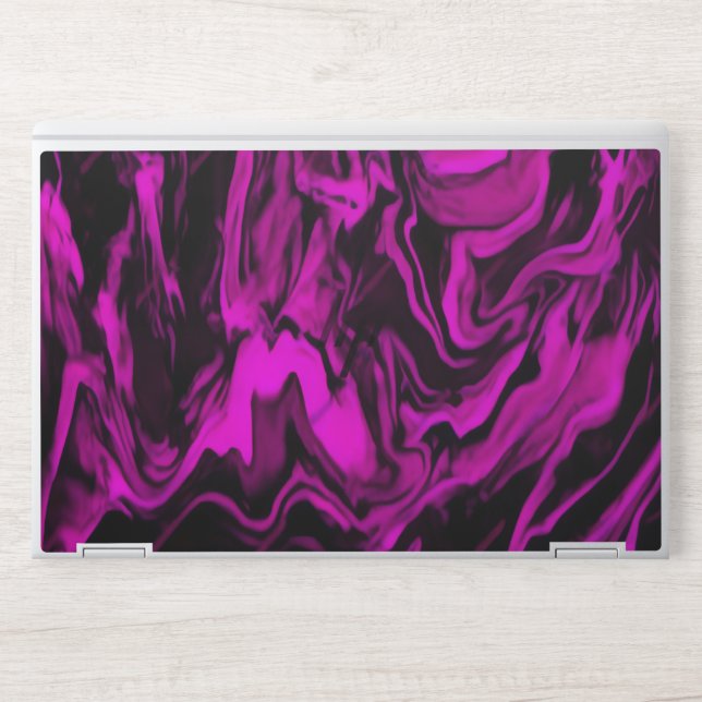 Work From Anywhere Laptop Sticker. HP Laptop Skin (Front)