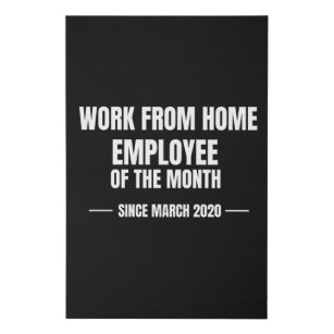 Work From Home Employee of The Month Since March 2020 Gifts