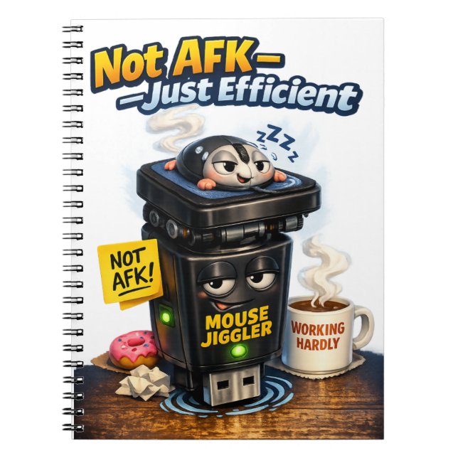 Work From Home Humor, I'm Not AFK! Notebook (Front)