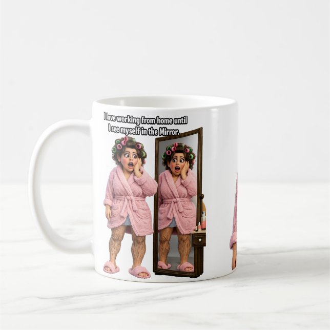 Work From Home - I Love Working From Home Until... Coffee Mug (Left)