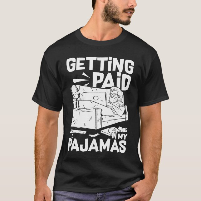 Work From Home Office Job Ideas Business Online De T-Shirt (Front)