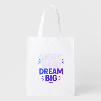 Work Hard Dream Big Tote Bag